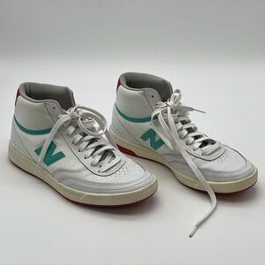 NEW BALANCE Shoes Men's Size 8 White Numeric 440 High Tom Knoxx Athletic Sneaker